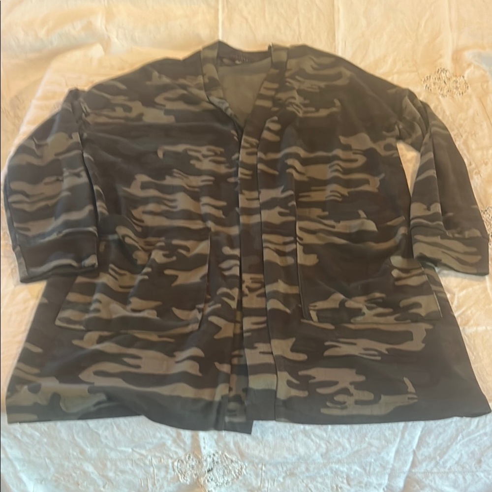 Sanctuary Camouflage Cardigan Sweater